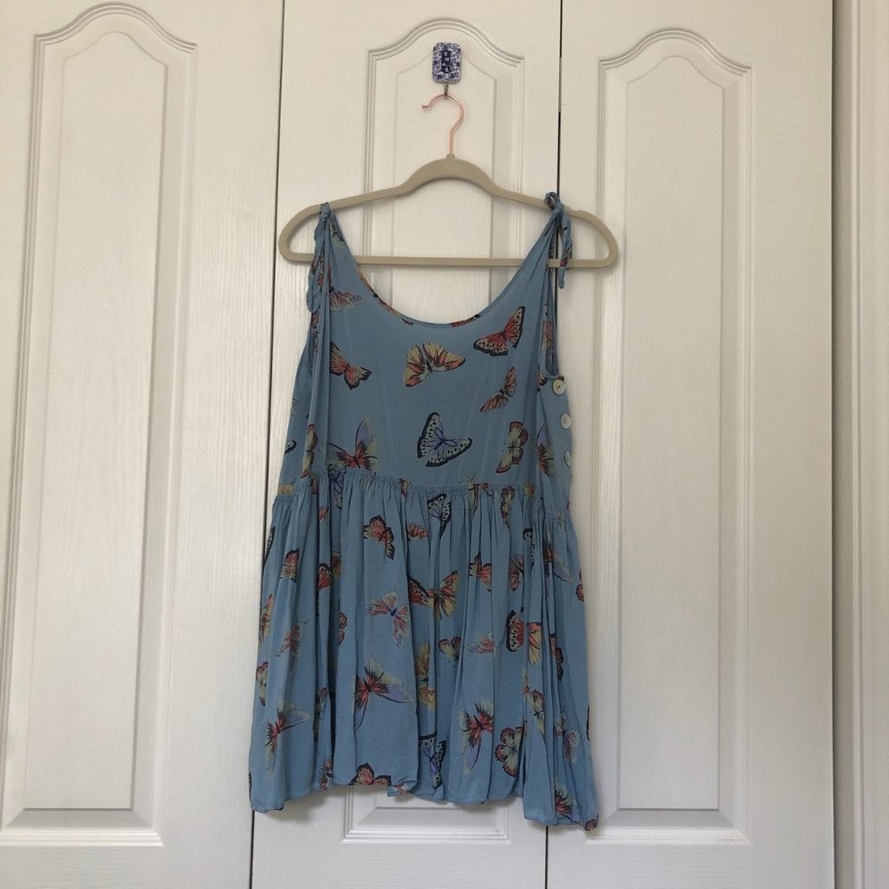 Blue Butterfly Sundress